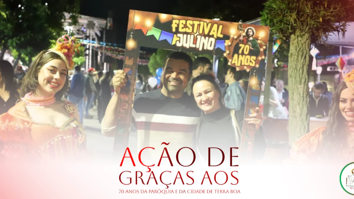 Paróquia e Cidade Celebram 70 Anos com Missa Solene e Festa Junina Especial