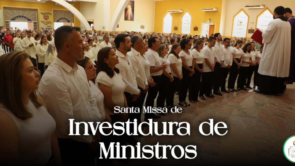 Investidura dos Novos Ministros Extraordinários da Comunhão na Paróquia São Judas Tadeu
