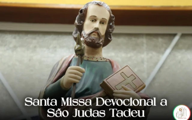 Santa Missa Devocional a São Judas Tadeu reúne fiéis em noite de oração, cura e libertação