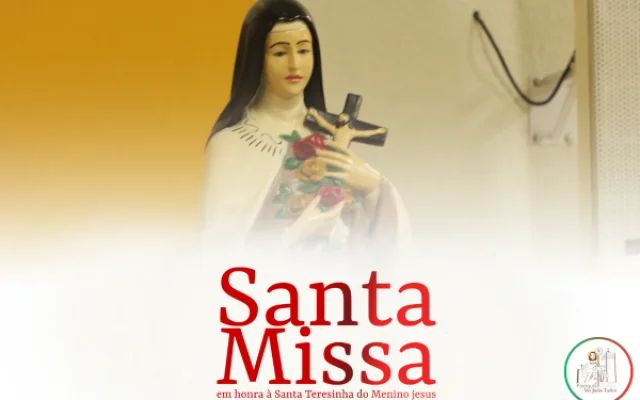 Comunidade celebra Santa Missa em honra a Santa Teresinha do Menino Jesus
