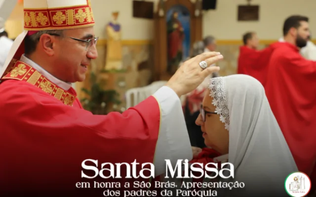 Santa Missa em honra a São Brás é celebrada na Igreja Matriz e marca apresentação dos padres para o ano pastoral