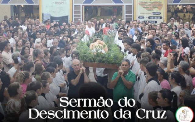 Sermão do Descimento da Cruz emociona fiéis na Igreja Matriz