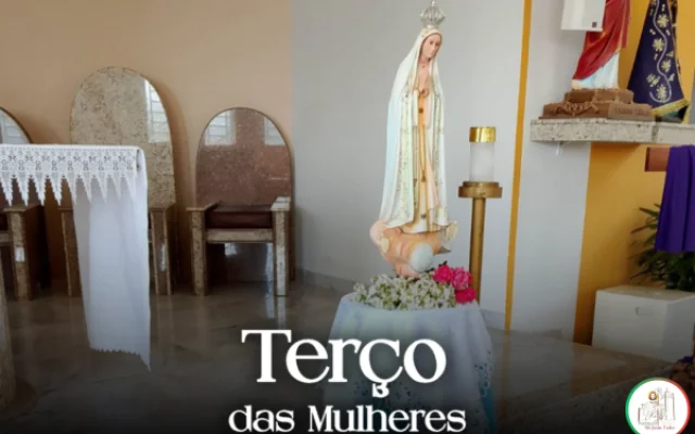 Terço das Mulheres reúne fiéis em momento de fé na Comunidade Cristo Rei