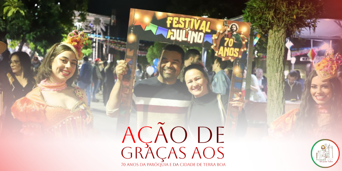 Paróquia e Cidade Celebram 70 Anos com Missa Solene e Festa Junina Especial